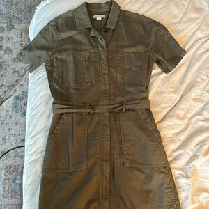 Outerknown Utility Dress Army Green Small